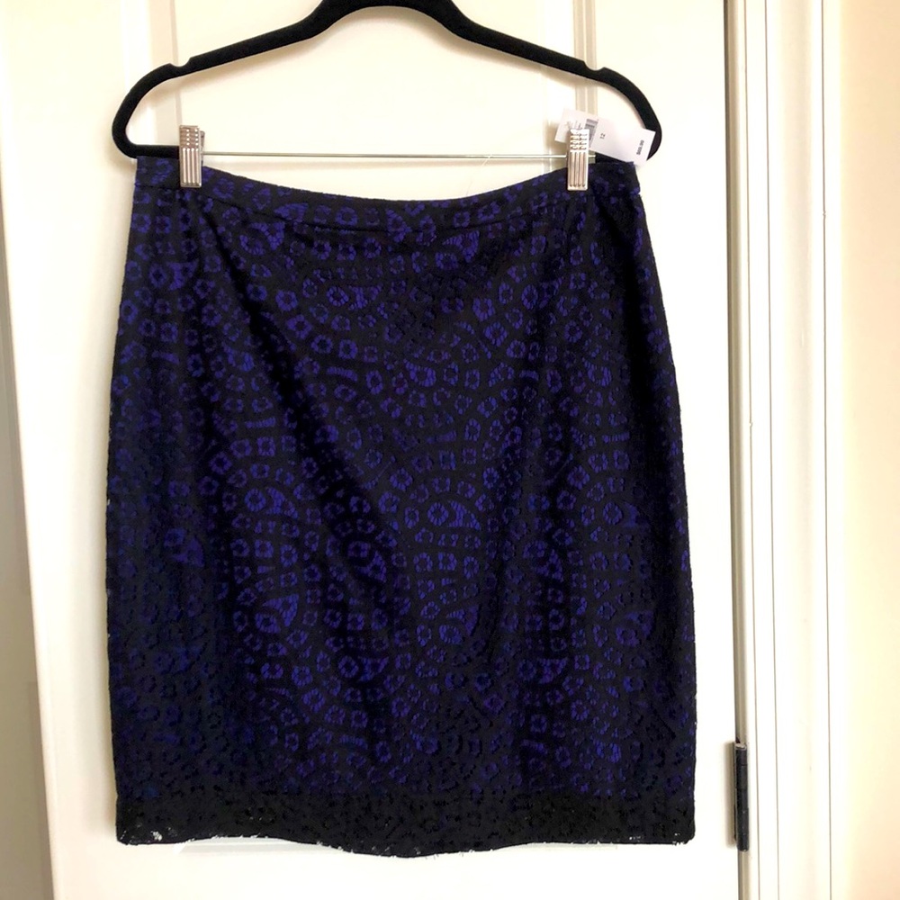 NWT lace overlay pencil skirt. Matching top in closet!